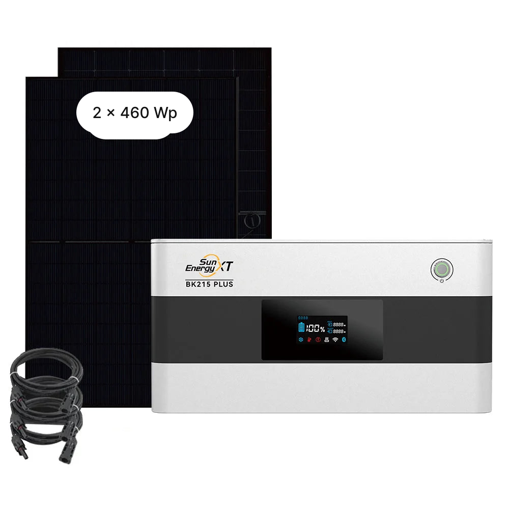SunEnergyXT BK215 PLUS Sparpaket 01 mit 2 × 460-Wp-Solarmodulen