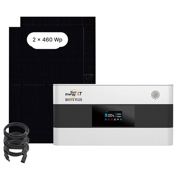 SunEnergyXT BK215 PLUS Sparpaket 01 mit 2 × 460-Wp-Solarmodulen