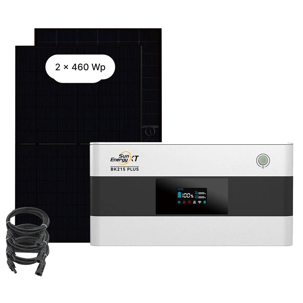 SunEnergyXT BK215 PLUS Sparpaket 01 mit 2 × 460-Wp-Solarmodulen