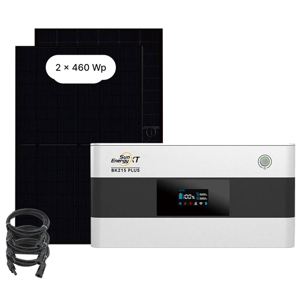 SunEnergyXT BK215 PLUS Sparpaket 01 mit 2 × 460-Wp-Solarmodulen