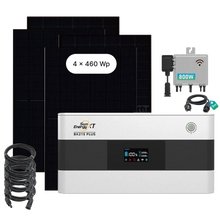 SunEnergyXT BK215 PLUS Sparpaket 03 mit 4 × 460-Wp-Solarmodulen und 800-W-Wechselrichter