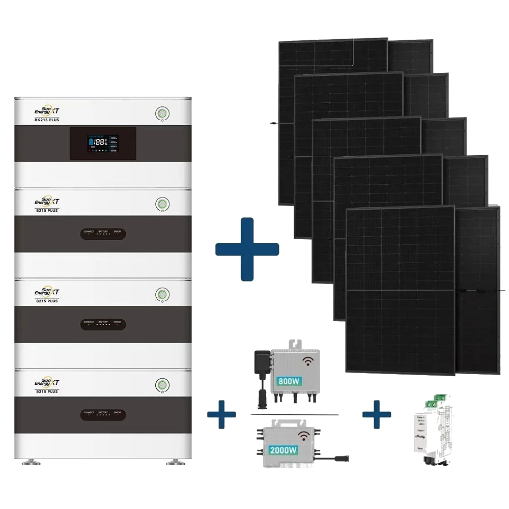 SunEnergyXT BK215 PLUS konfigurierbares Balkonkraftwerkspeicher Komplettpaket
