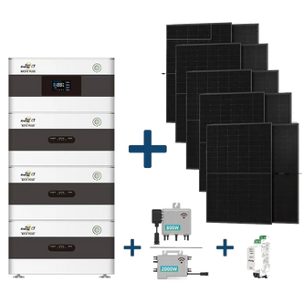SunEnergyXT BK215 PLUS konfigurierbares Balkonkraftwerkspeicher Komplettpaket