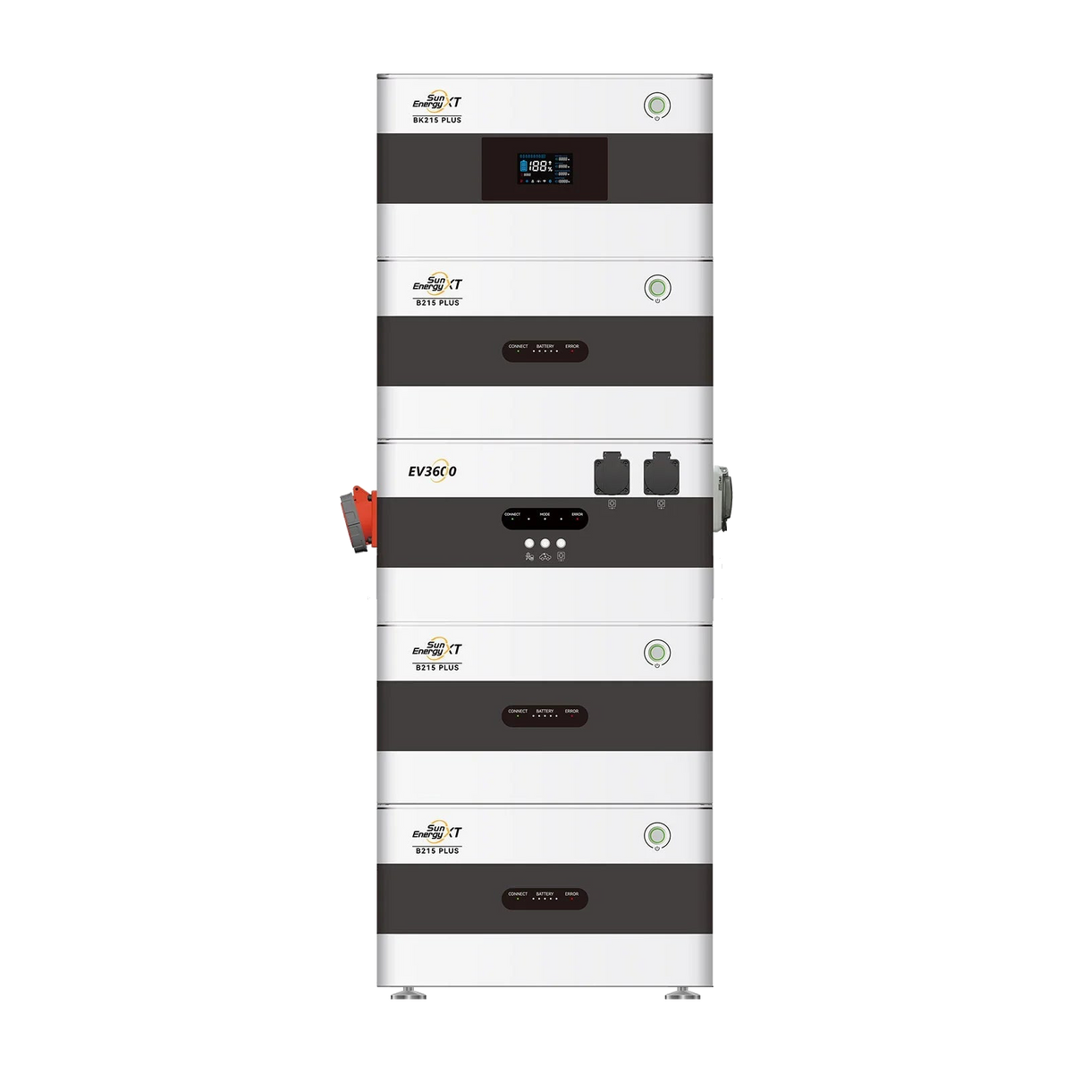 2Way Speicherturm PLUS Komplett-Set mit 8,6 kWh Speicher und EV3600 Wechselrichter