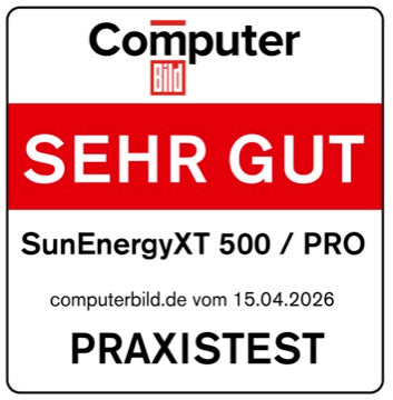 COMPUTER BILD Praxistest: Sehr gut – SunEnergyXT 500 / PRO – computerbild.de vom 15.04.2026